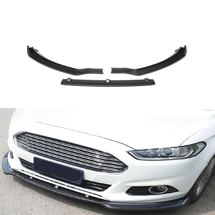 Car Front Bumper Splitter Lip Diffuser Spoiler Body Kit Protector Cover For Ford For Fusion For Mondeo 2013 2014 2015 2016