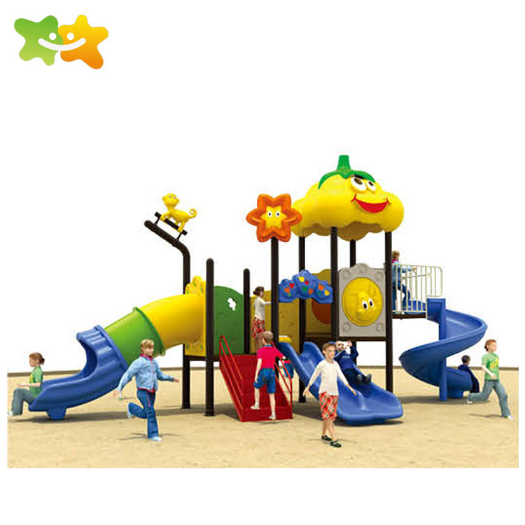 Cheap playground used slide garden plastic tube slide for kids