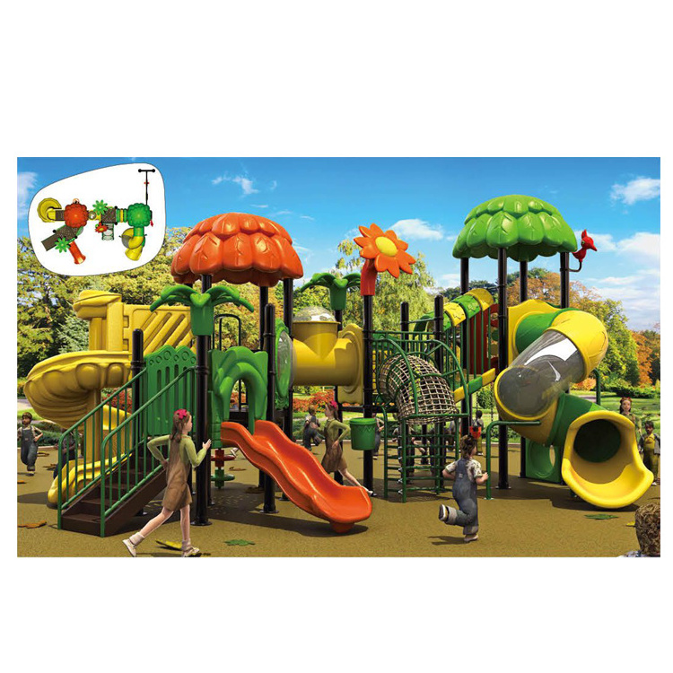 Outdoor playground slides kids play equipment children tube slide playground for sale