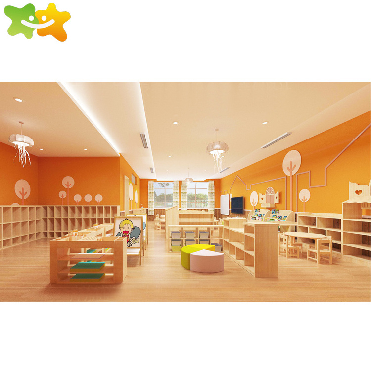 Factory Price Kids Furniture Wholesale Wood Daycare Children Furniture Table And Chair