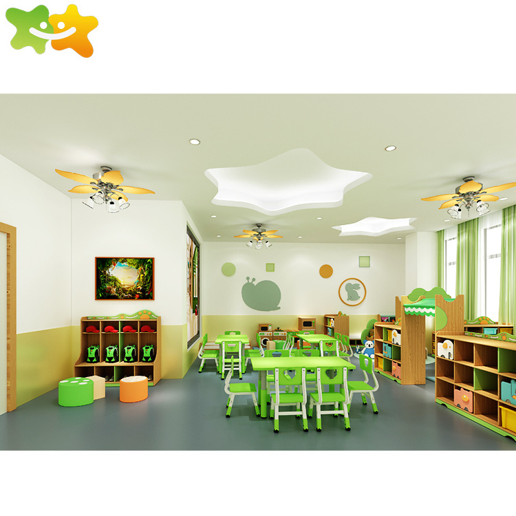 kindergarten children chairs Factory direct supply plastic green kids furniture whole sale