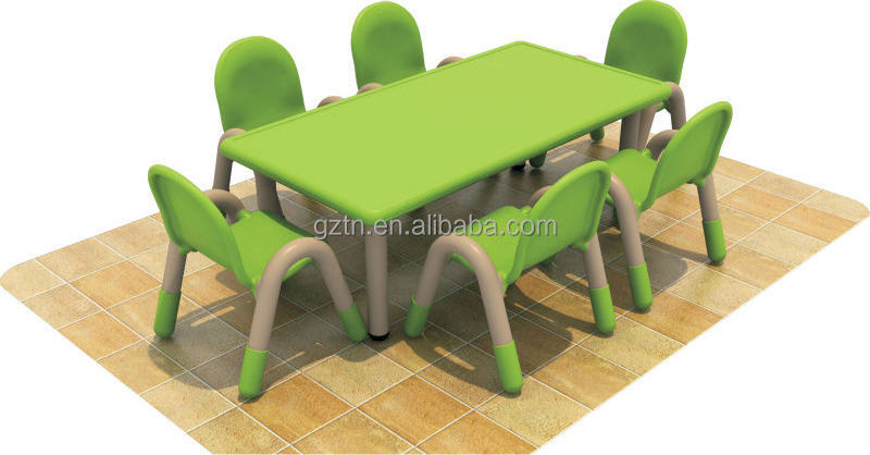 kindergarten children chairs Factory direct supply plastic green kids furniture whole sale