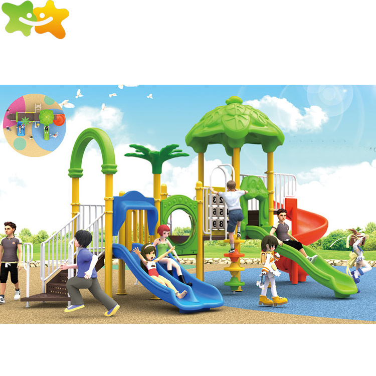 Baby slide backyard fun outdoor games plastic kids outdoor swing and slide