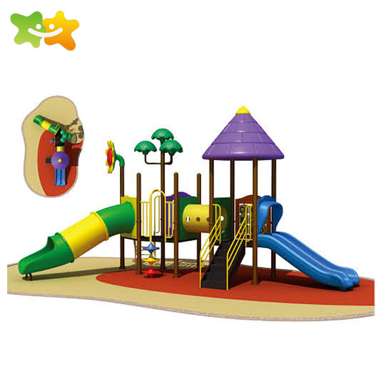 Cheap playground used slide garden plastic tube slide for kids