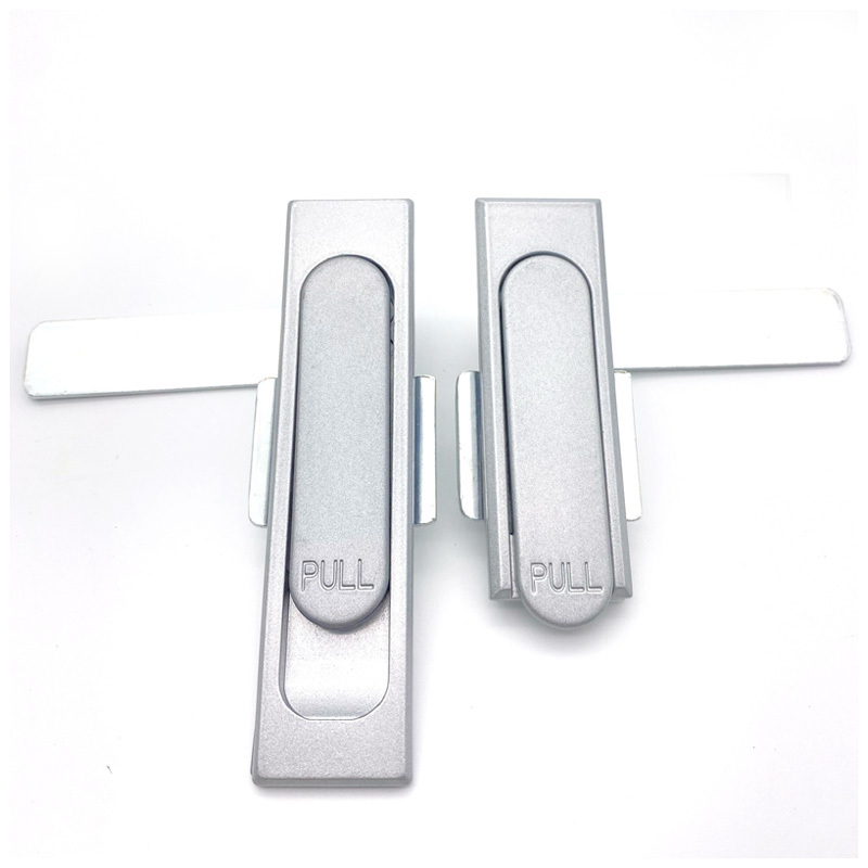 MS717 Zinc Alloy Nano Panel Lock Rotating Link Lock for Distribution Box, Communication Cabinet Door Handle