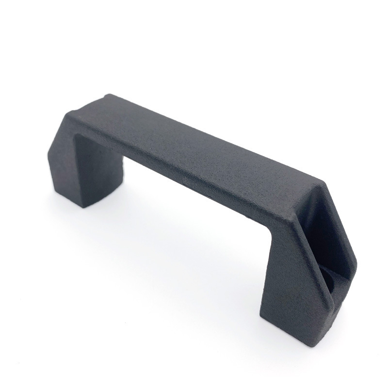 Nylon Plastic Furniture Door Plastic Pull Handles Black Plastic Pull Handles For Industrial Machines