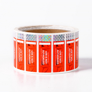 Free Design Customized professional manufacturer 3d secure laser label sticker seal label hologram strip