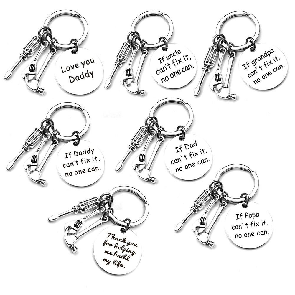 Wholesale 25/28/30/32/35Mm Flat Surface, Key Rings Chains Split Ring Hoop Stainless Steel Silver Double Loop Keychain/