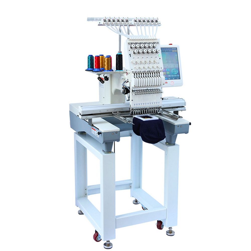 Single Head 12 Needless, Embroidery Machine Home Computer Embroidery Machine Multifunctional Three-in-one Embroidery Machine/