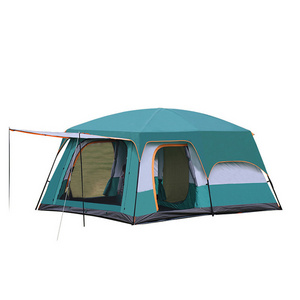 8-10 Person Big Camping Tent, Waterproof 2 Bedrooms Big Size Travel Tent Outdoor Camping Tent For Family/