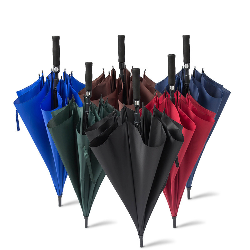 Wholesale Large Windproof Custom Logo Prints Bussine Promotional Branded Custom Golf Umbrella Election Items Business Umbrellas