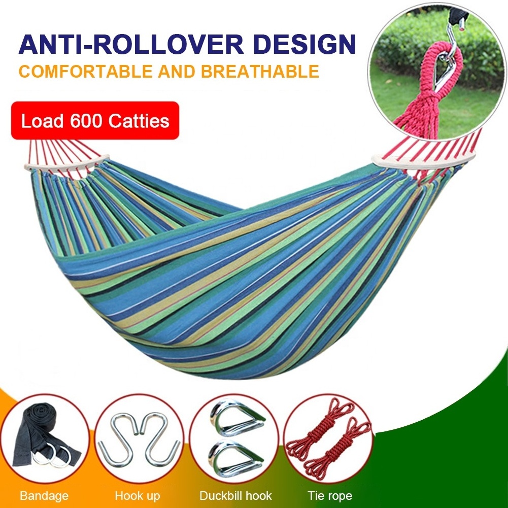 Standing Quilted Garden Wood Folding Outdoor Nylon Portable Hamac Suspendu Hamak Camping Hamaca Hammocks Swings/