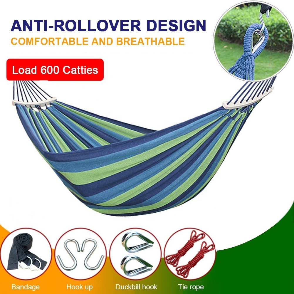 Standing Quilted Garden Wood Folding Outdoor Nylon Portable Hamac Suspendu Hamak Camping Hamaca Hammocks Swings/