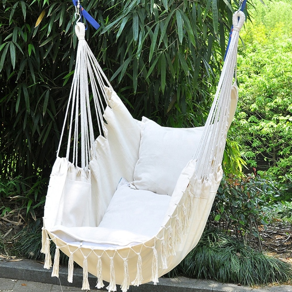 Hot Seller Hanging Chair Hammock With Two Pillows/