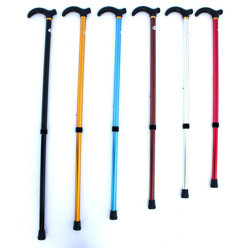 Factory Wholesale Two Sections, Foldable Walking Cane Old Man Walking Stick/