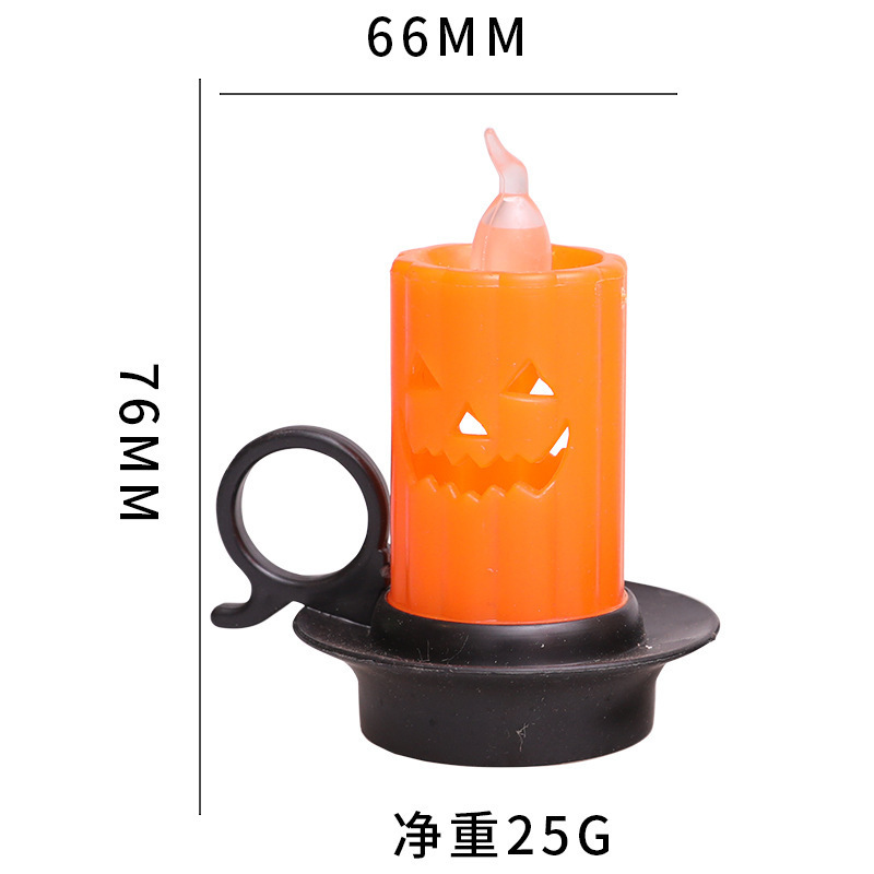 New Led Flameless Electronic, Table Candles Lights Halloween Candle Decorative Light Up Candle Light Props Halloween Decoration/