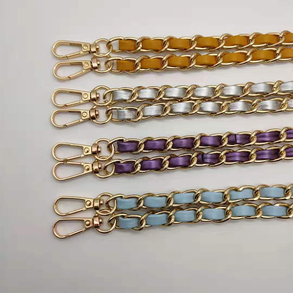 Hight Quality Various Color, Bag Strap Chain Handbag Accessories Leather Handle Purse Strap Bag Hardware Handbag Chains/