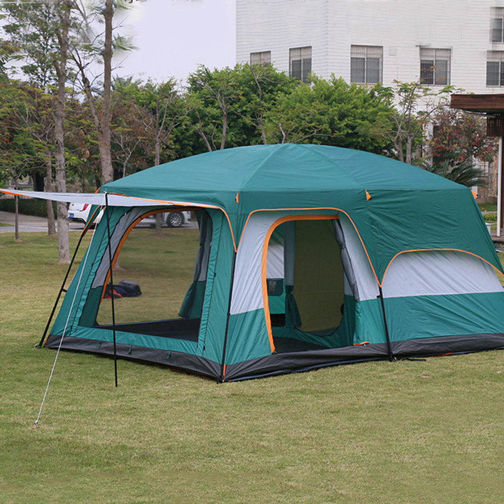 8 Persons Large Waterproof, Camping Tents Glamping Camping Family Outdoor Tent/