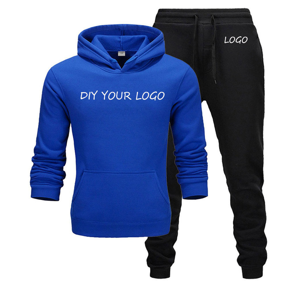 Outdoor Sport Men Sportswear, Tracksuit Men 2 Piece Set Hoodie Sets Men/