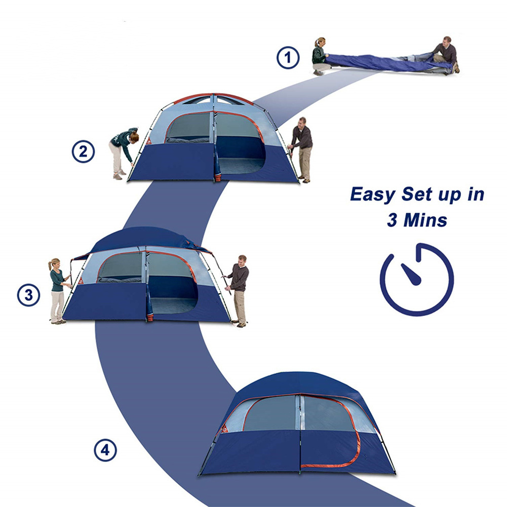 Automatic Oxford Canvas Pop, Up Hub Quick Open Winter Ice Cube Fishing Tent/