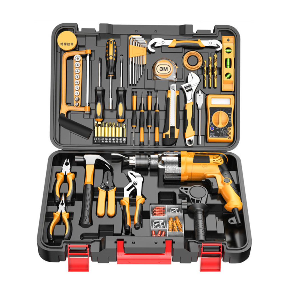 Household Tools Kit Battery, Power Tools Set 18v Cordless Impact Drill Electric Tools Aluminium Cutting/