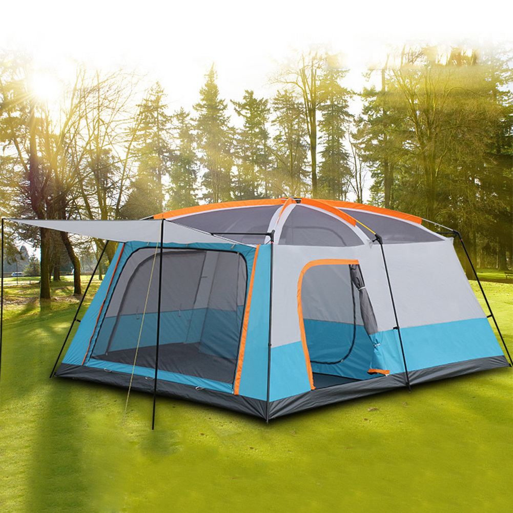 8 Persons Large Waterproof, Camping Tents Glamping Camping Family Outdoor Tent/