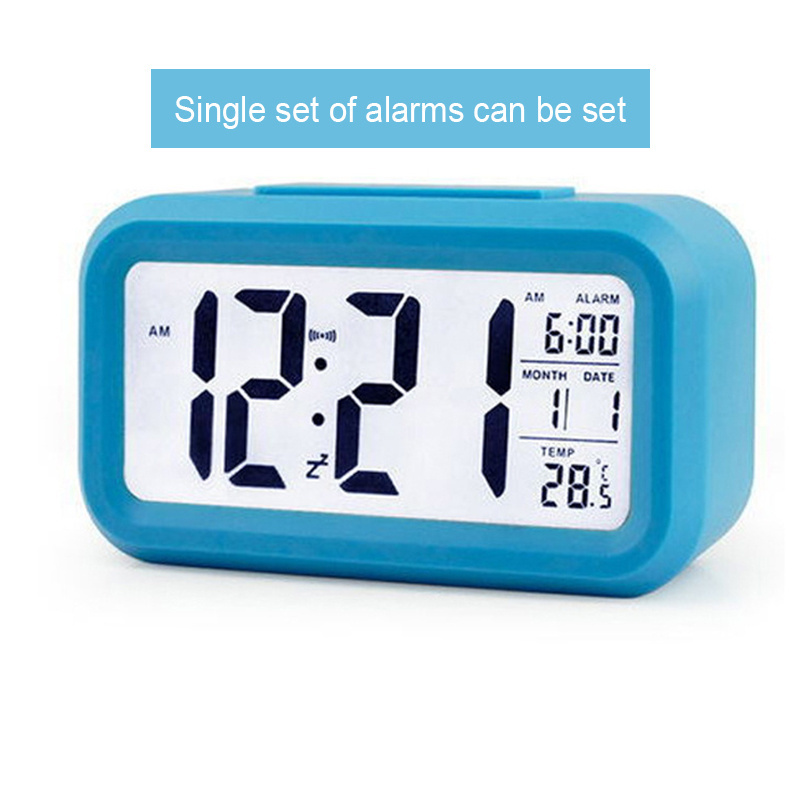 Led Digital Alarm Clock Electronic Digital Alarm Screen Desktop Table Clocks For Home Office Backlight Snooze Calendar Clock