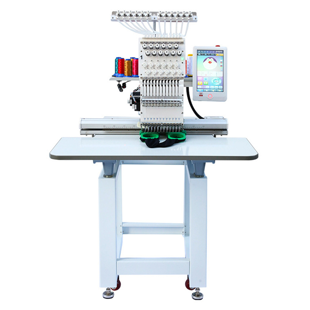 Single Head 12 Needless, Embroidery Machine Home Computer Embroidery Machine Multifunctional Three-in-one Embroidery Machine/