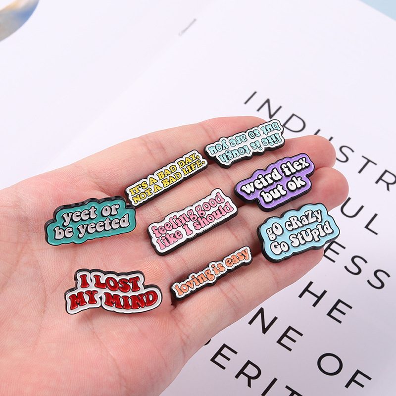 Personal Space Badges Cool, Lapel Pins Introverts Personality Symbol Brooches Enamel Pins/