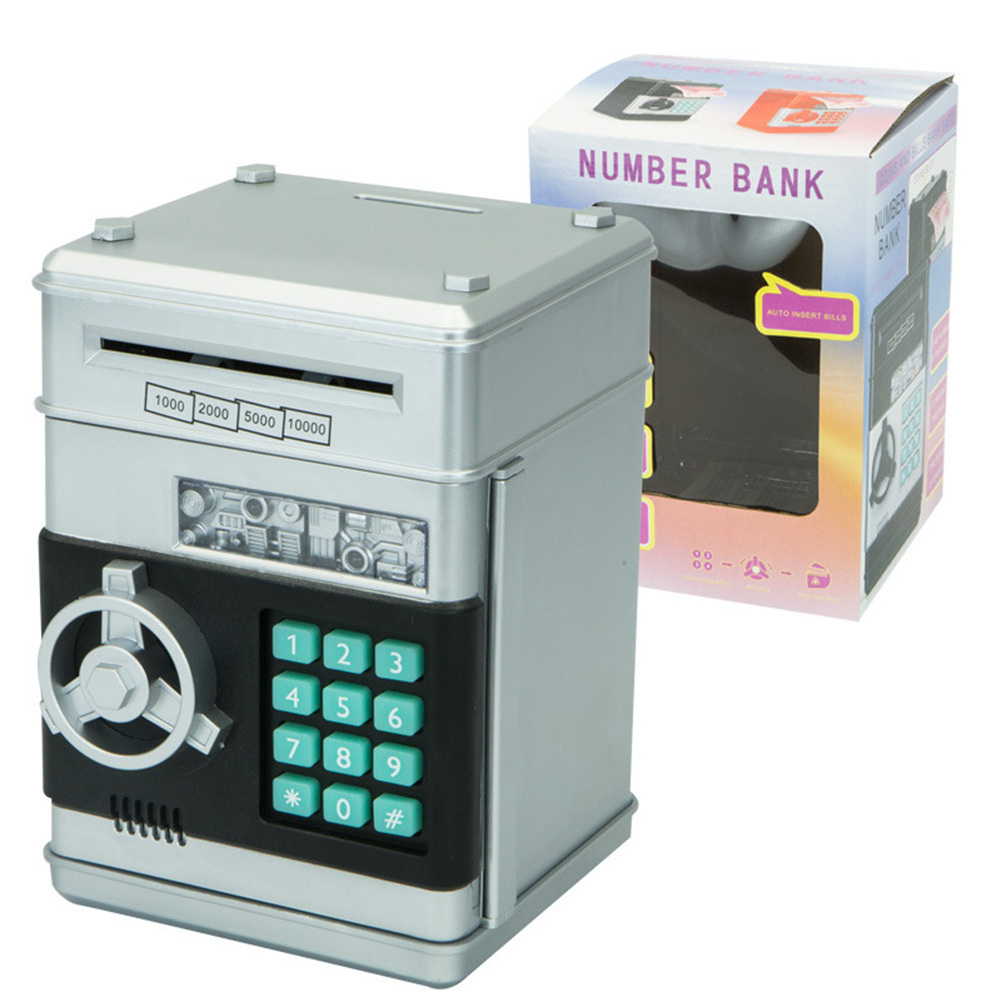 Money Bank With Password, Electronic Atm Password Cash Coin Saving Banks Cash Piggy Banks/