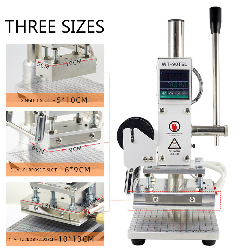 Leather Logo Imprinting Movable, Type Combination Personalized Embossing Embossing Multifunctional Small Manual Stamping Machine