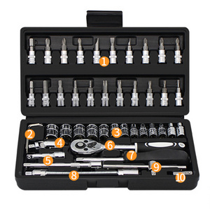 37 Pcs Auto Repair, Tool Kit 1/2" Ratchet Wrench Socket Tools Set High Quality Car Repair Tools Kit Set/