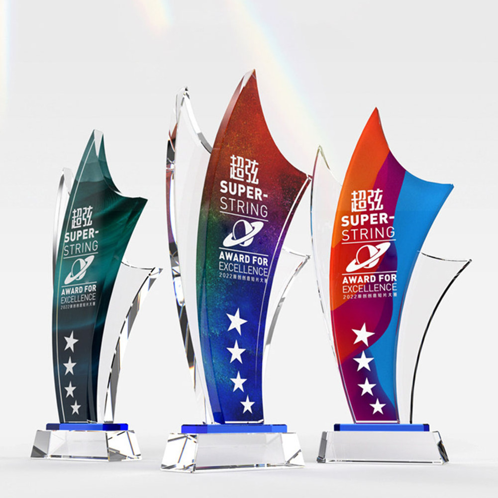 Customized Crystal Trophy Basketball, Football Badminton Student Games Metal Trophy Creative Sports Competition Medal Trophy/