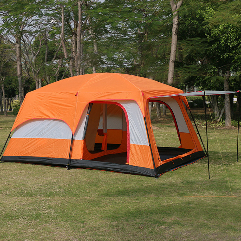 8 Persons Large Waterproof, Camping Tents Glamping Camping Family Outdoor Tent/