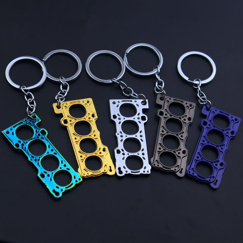 Car Lovers Accessories Keychain, Turbo Spanner Wheel Rim Parts Key Chain Car Speed Gearbox Gear Head Keychain/