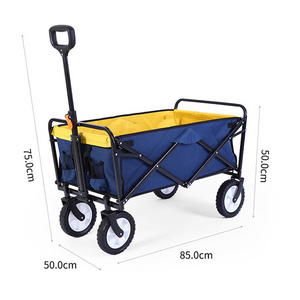 Outdoor Camping Storage Box, Mini Camping Car Tissue Box Diy Canvas Folding Trolley Shopping Cart/