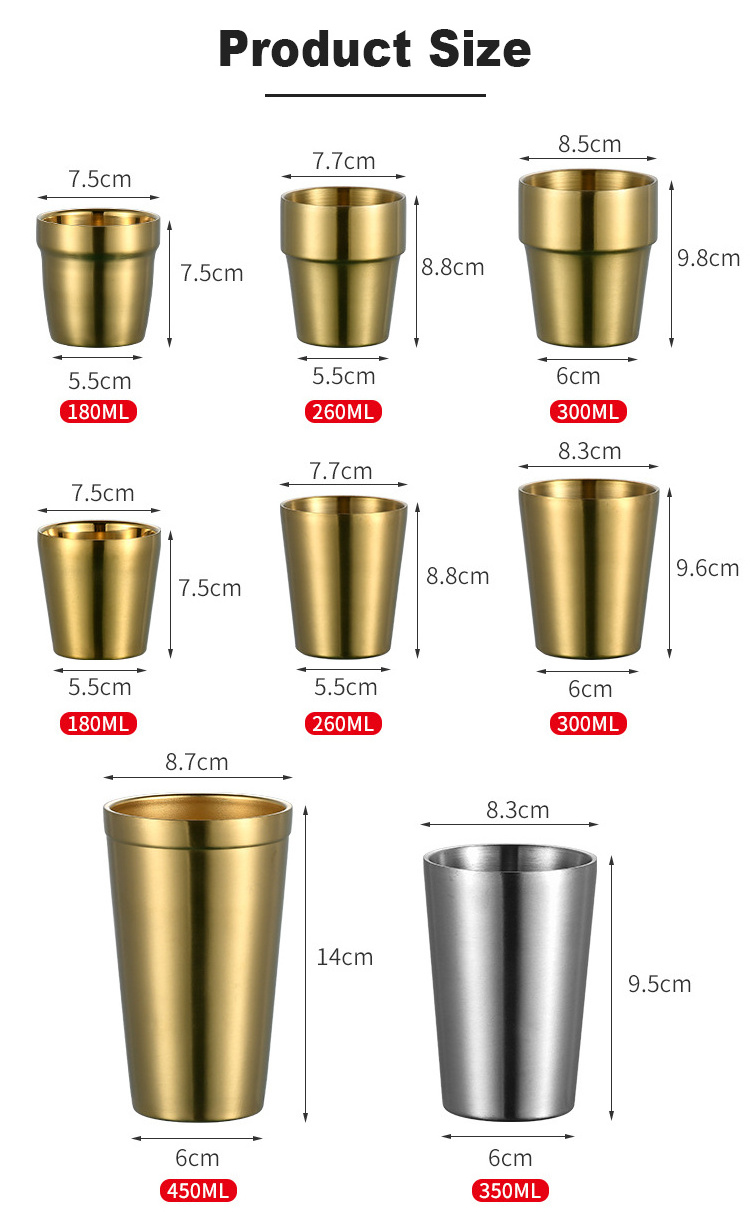 Hot Selling Stainless Steel, Double Walled Tumblers 10 Oz Drinking Kids Toddler Sippy Cups Camping Coffee Cups/