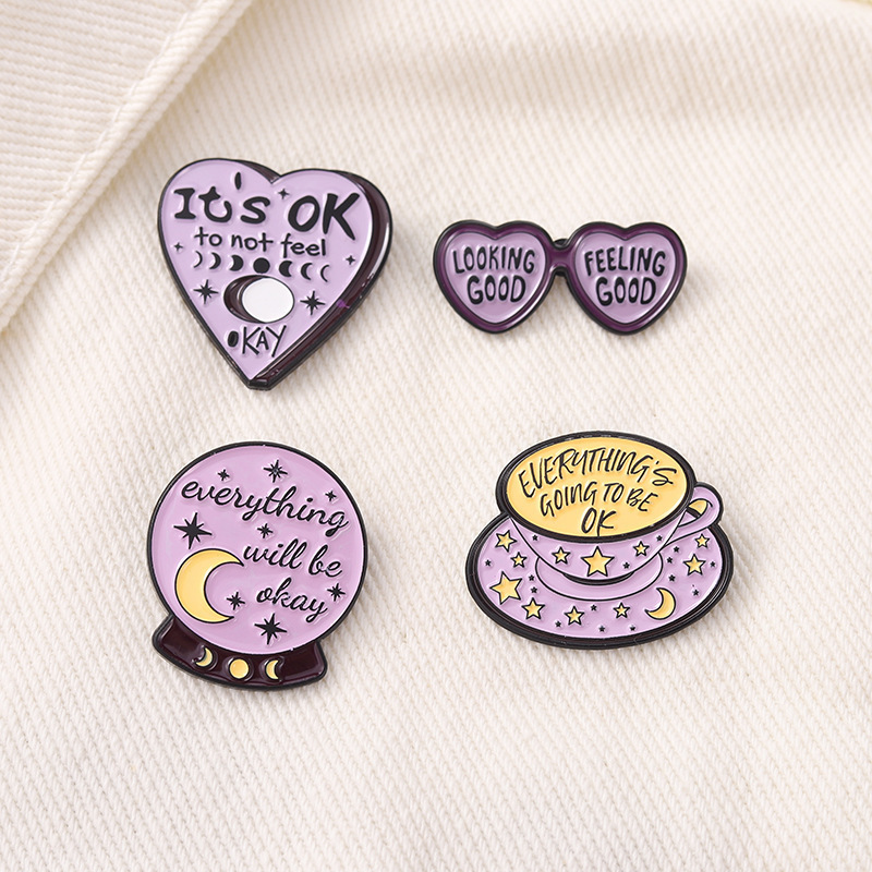 Personal Space Badges Cool, Lapel Pins Introverts Personality Symbol Brooches Enamel Pins/