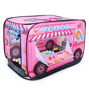 Ice Cream Truck Princess, Pink Pop Up Play Tent/