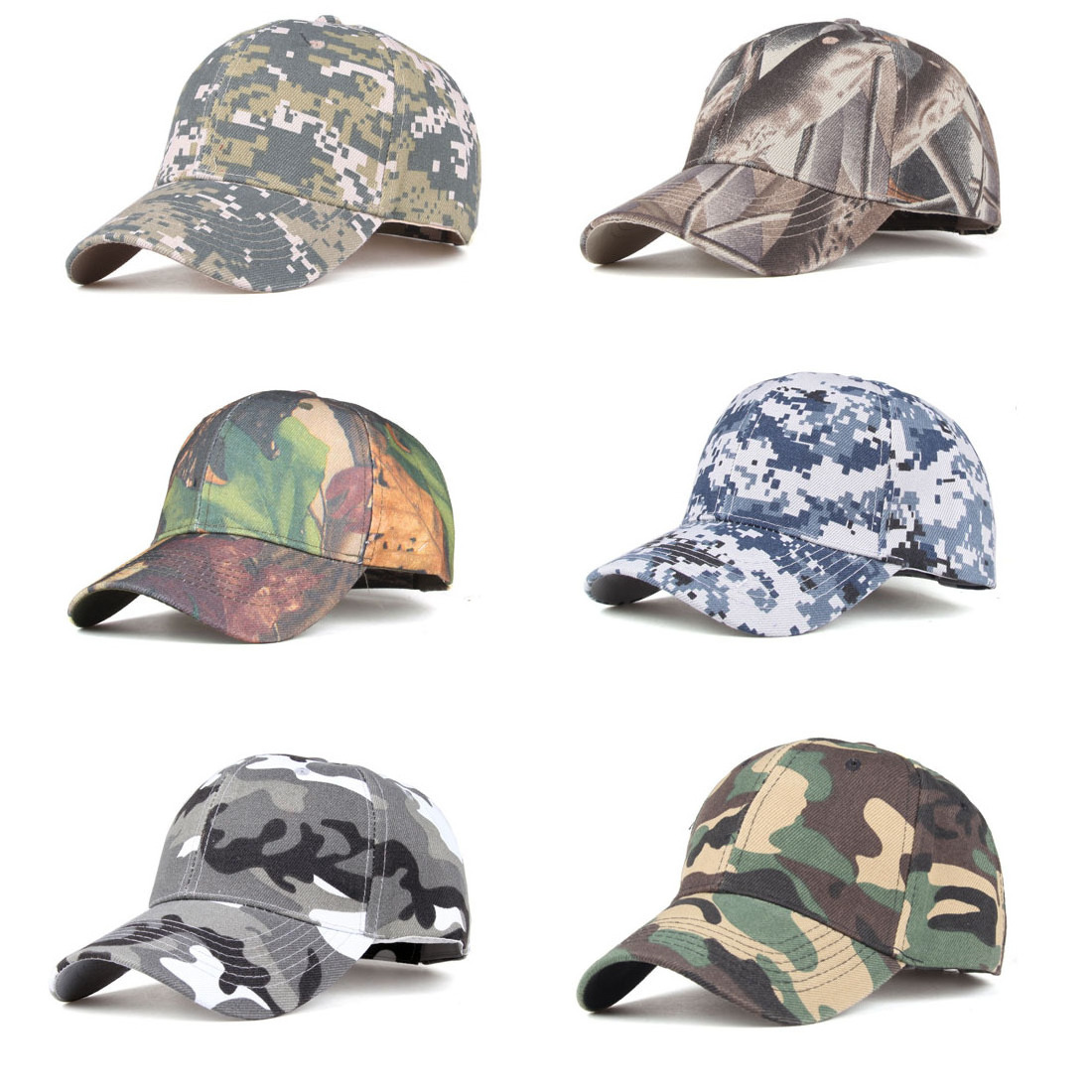 Women Men Camouflage Baseball, Cap Camo Clothing Hats Cap Hunting Hat Cap For Outdoor Hiking Jungle/