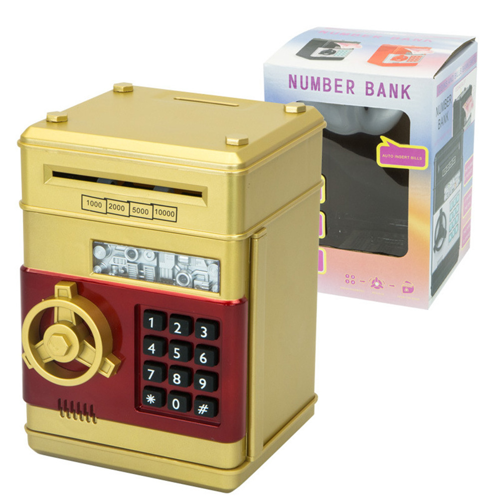 Money Bank With Password, Electronic Atm Password Cash Coin Saving Banks Cash Piggy Banks/