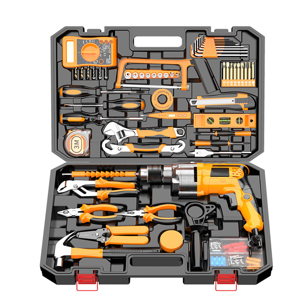 Household Tools Kit Battery, Power Tools Set 18v Cordless Impact Drill Electric Tools Aluminium Cutting/