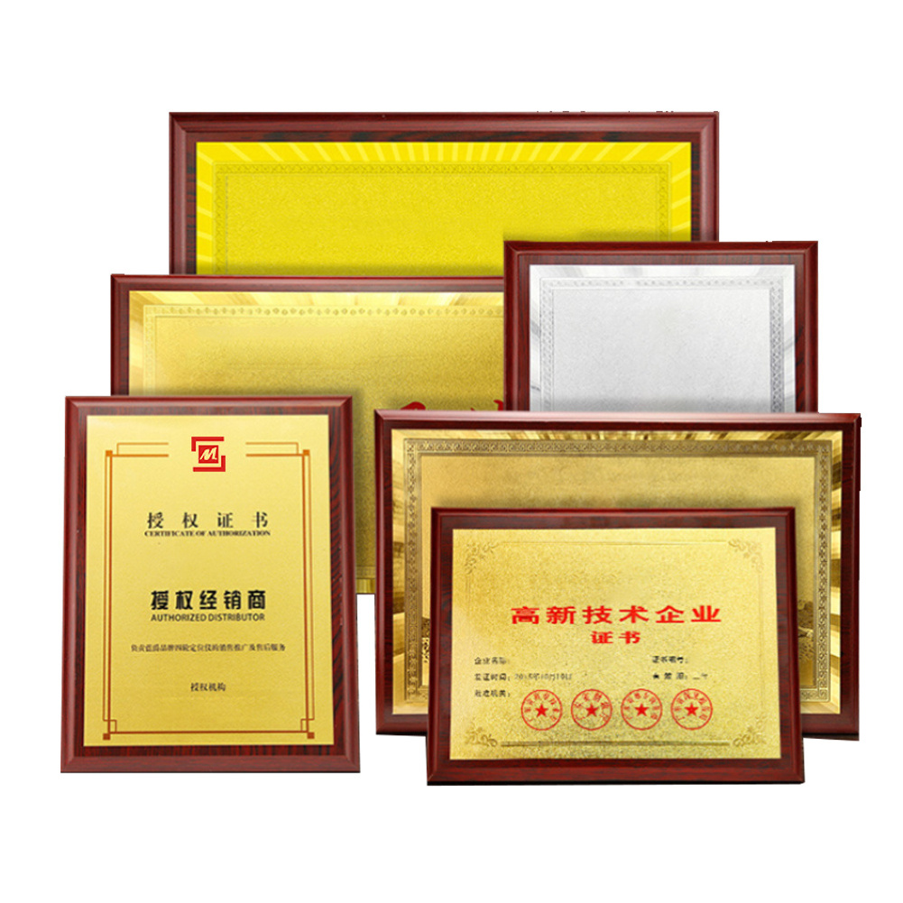 Wholesale Wood Medal Award, Blank Plaques And Awards Customized Red Mdf Wooden Plaque Medal Keepsake Storage Boxes/