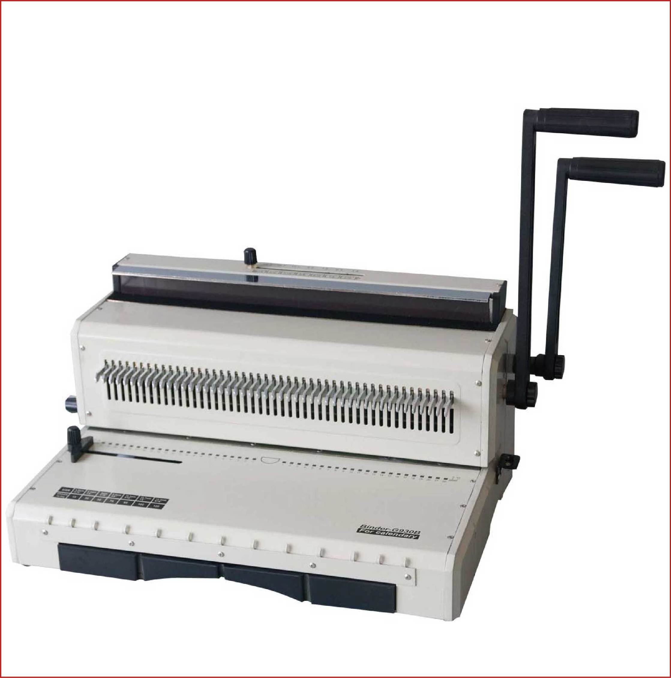 TONGRO G930B calendar notebook paper punching and binding machine double wire book calendar and binder  A3 book binding machine