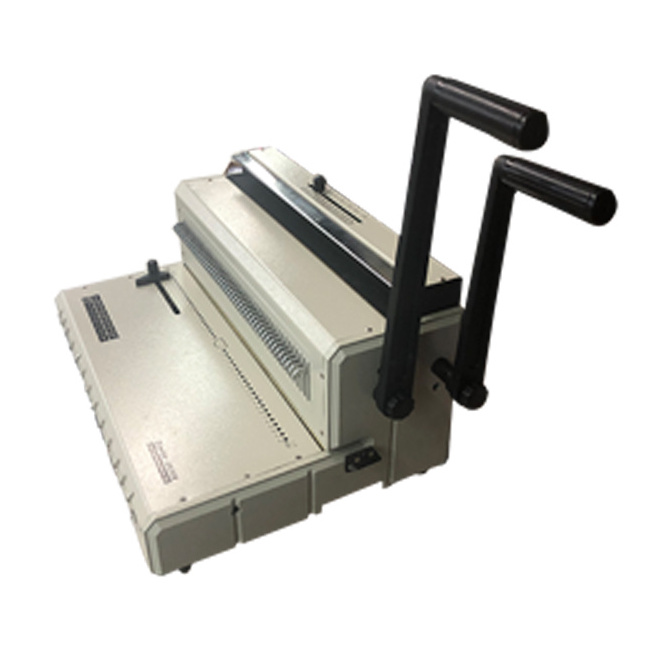 TONGRO G930B calendar notebook paper punching and binding machine double wire book calendar and binder  A3 book binding machine