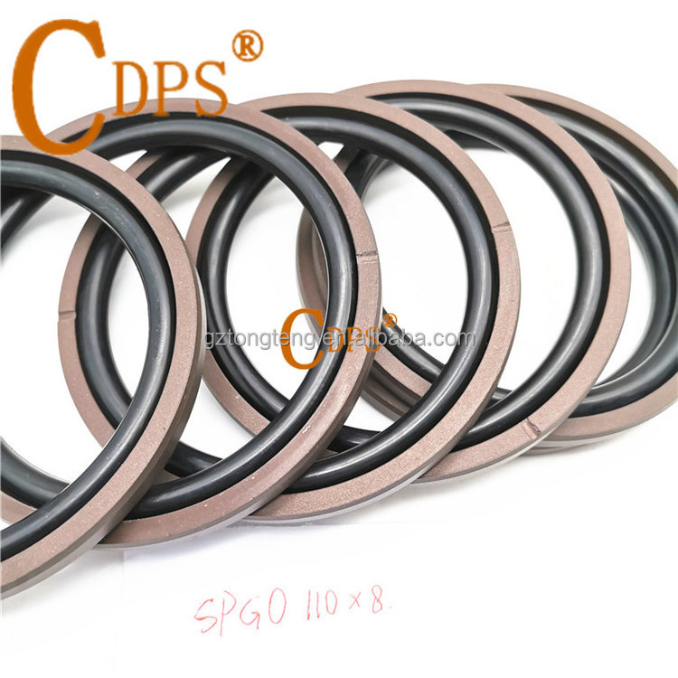 BSF Seal Bronze  PTFE Compact Piston Rod Seal Glyd Ring SPGO Seal