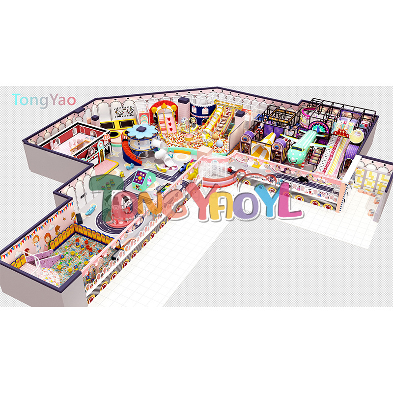 The Airplane Paradise Theme Indoor Playgrounds Set Commercial Center Children Playground Indoor