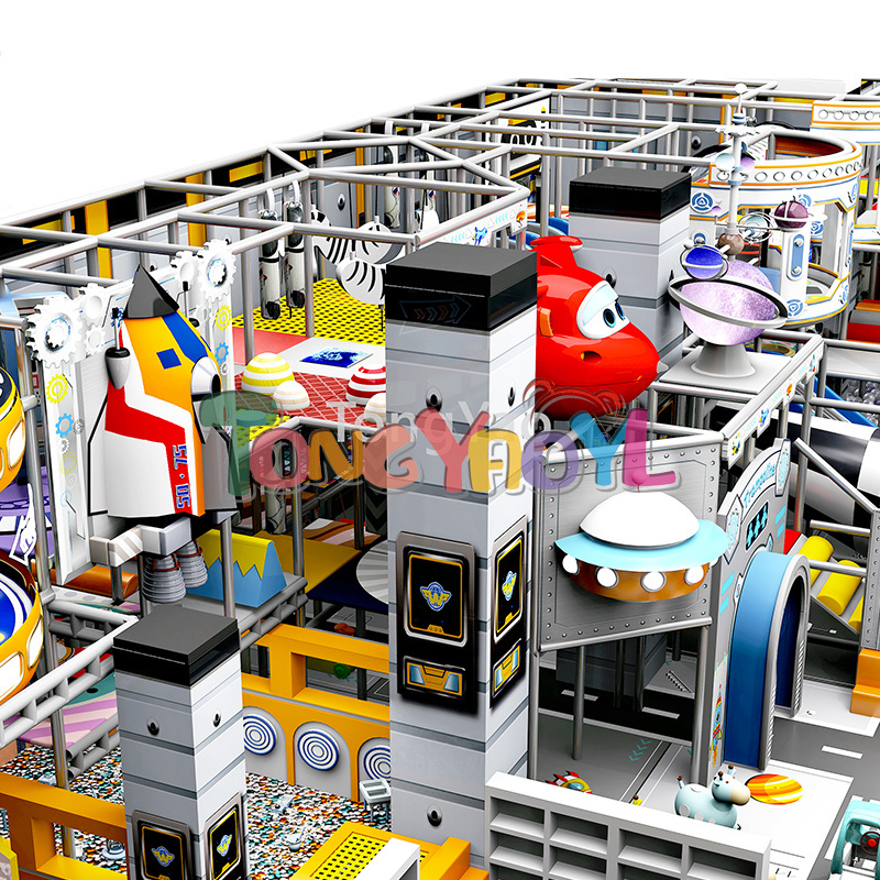 The General Mobilization Of Aircraft Theme Customized Big Indoor Playground,Children Indoor Plastic, Foam Playground