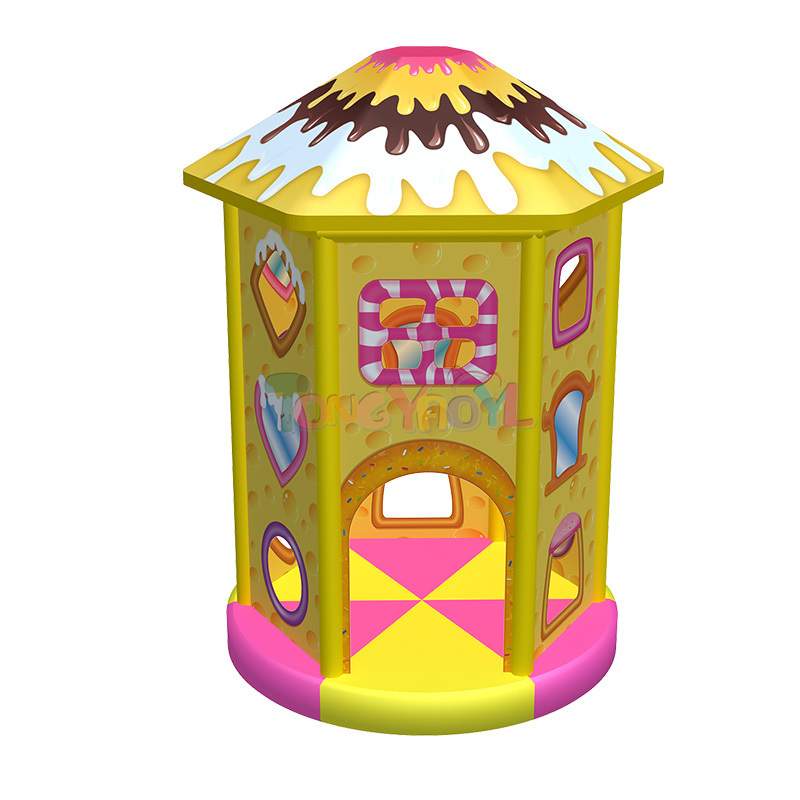 Direct Sales Electric Soft Play Sit And Spin Customizable Electric Carousel For Indoor Playground