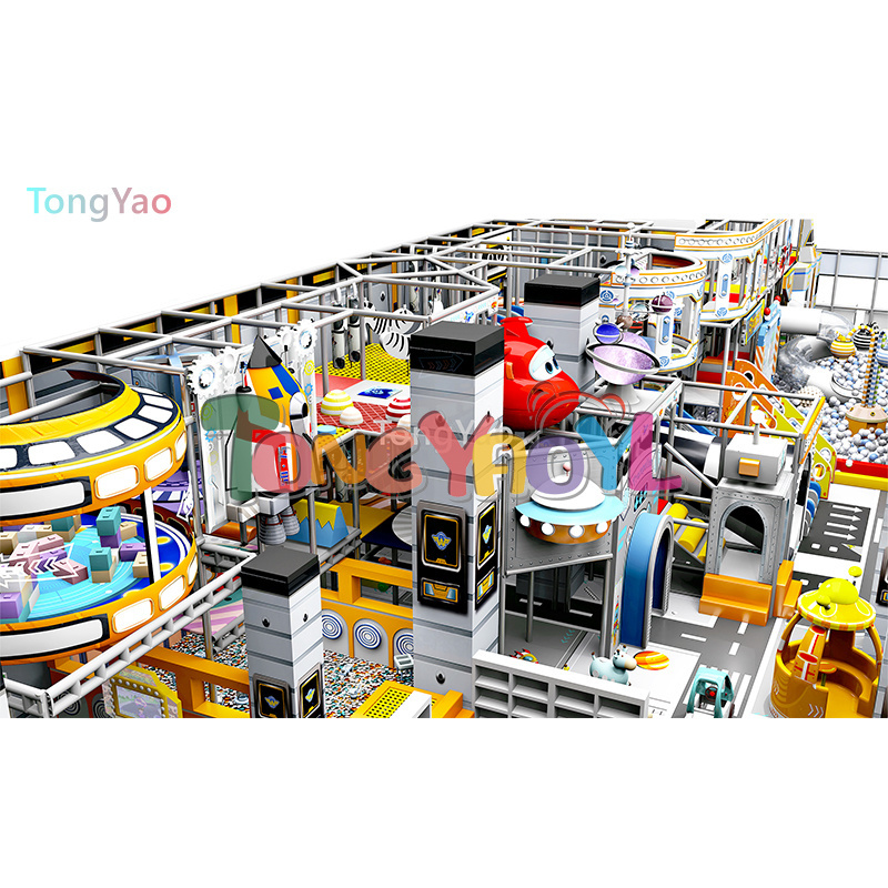 The General Mobilization Of Aircraft Theme Customized Big Indoor Playground,Children Indoor Plastic, Foam Playground